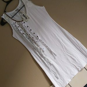 1/2Crescent jeweled shift